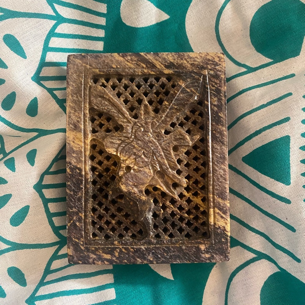 soap stone fairy box